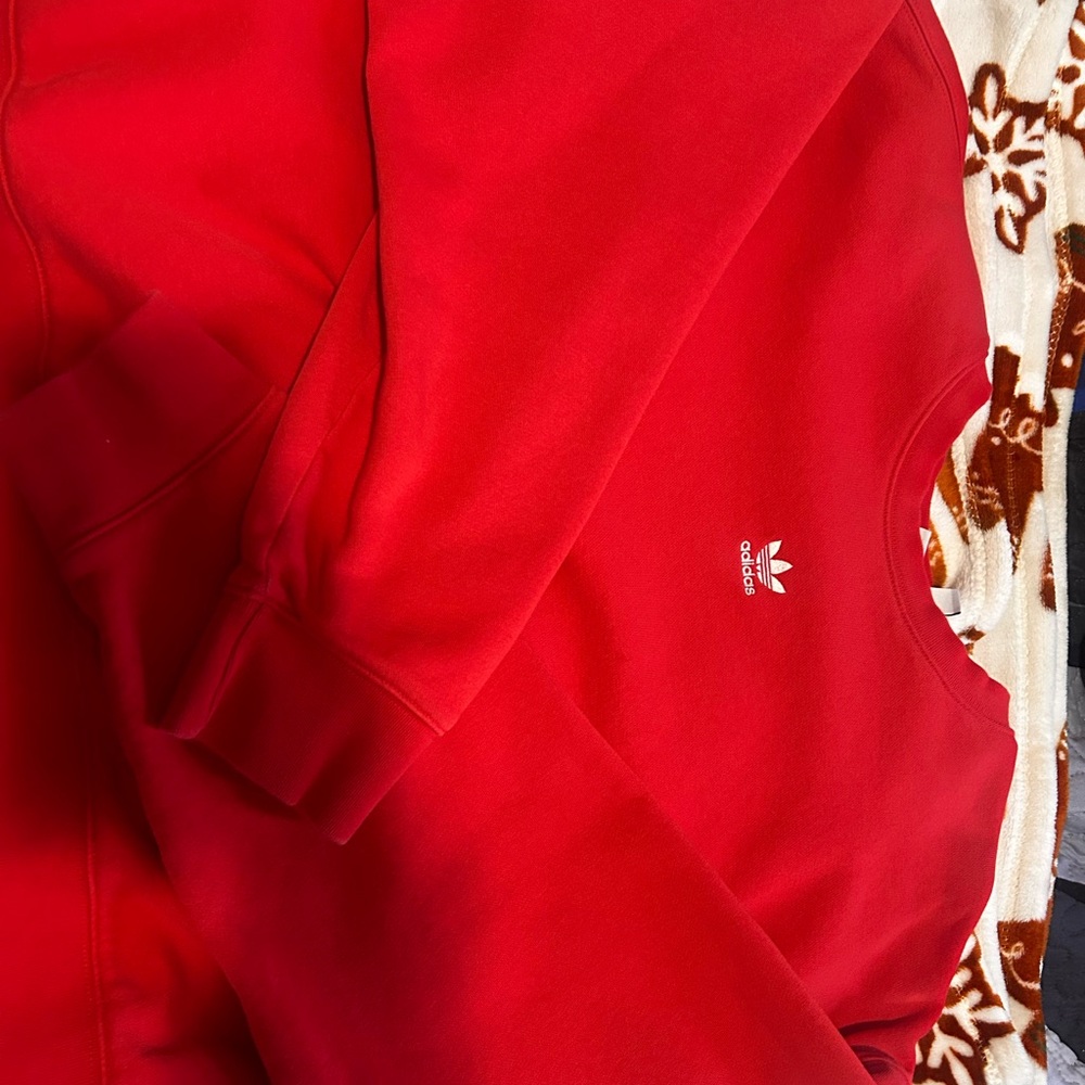 Adidas Bold Red Crewneck